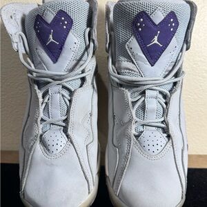 Nike Air Jordan True Flight GS “Light Graphite /  Purple” Youth 7Y /Woman’s 8.5